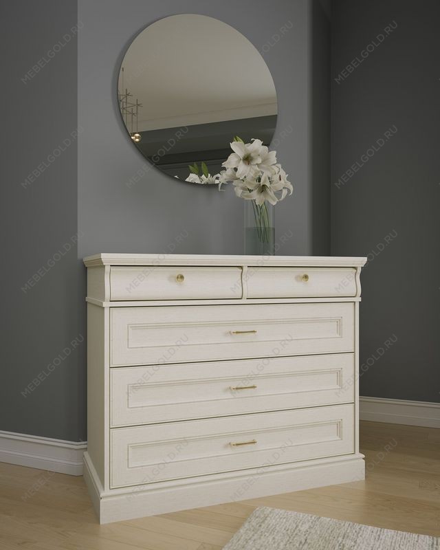 Комод, Сиена (1050*469*893) Береза бежевая, 12303 | изображение 1