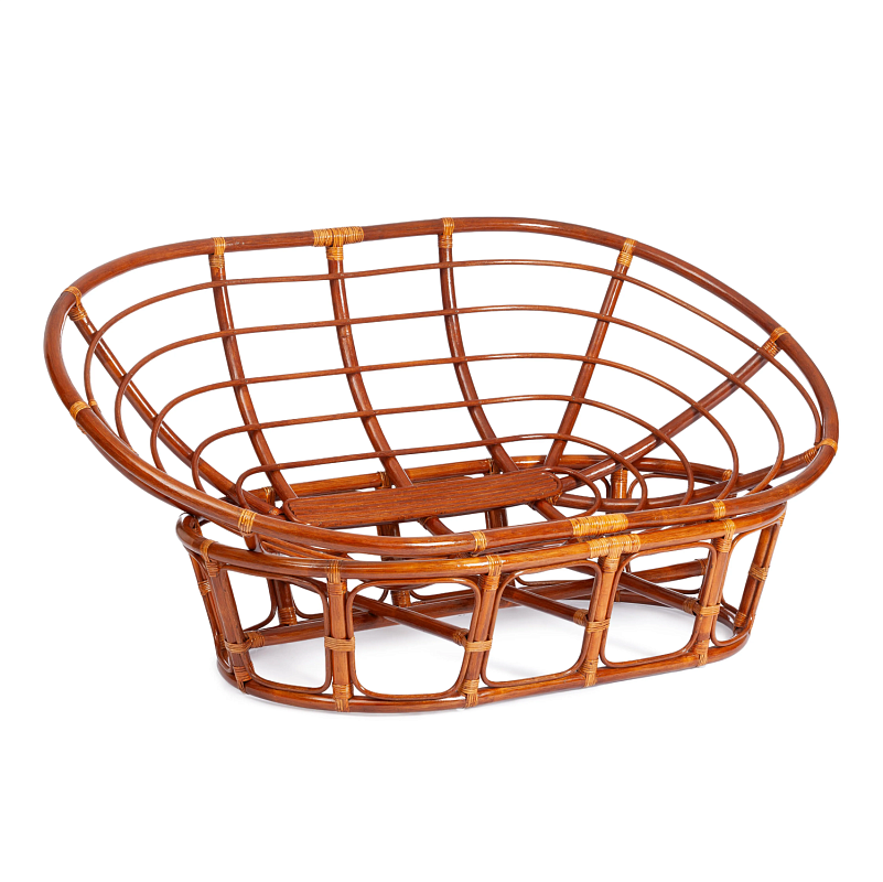Диван MAMASAN/МАМАСАН 23/02 W/без подушки, 169х102х80 см, Cognac (коньяк)
