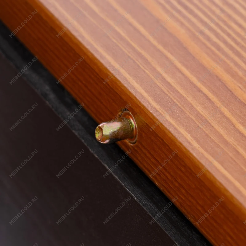 Стол Соната Люкс раздвижной/Sonata Lux extension table, массив сосны, антик /графит, 120-(150)х75х75 см | изображение 12