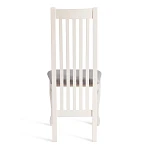 Стул DOLCE мягкое сидение, бук, 40х46х100см, ivory white, велюр Tenerife Ultimate grey | изображение 3