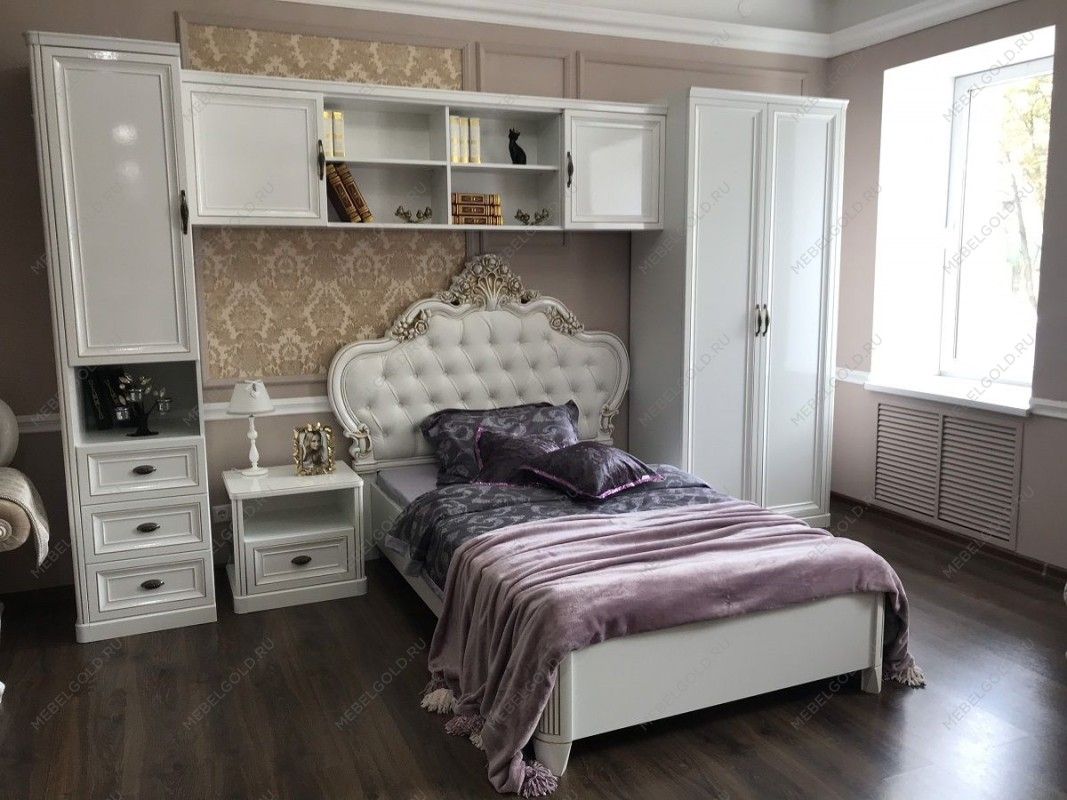 Спальня детская Натали белый глянец | изображение 9