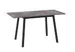 Стол Бриз (R)-94 раздвижной (Дымчатая керамика/черный) 94(126)х64 | изображение 1