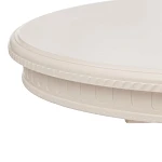Стол STEFANO круглый, бук, мдф, D90+30x77см, Ivory white | изображение 8