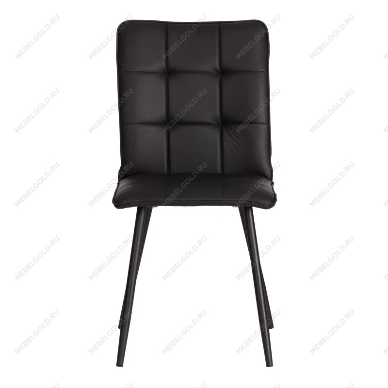 Стул обеденный Bari, LT, экокожа, черная, 41х55х89 см | изображение 4