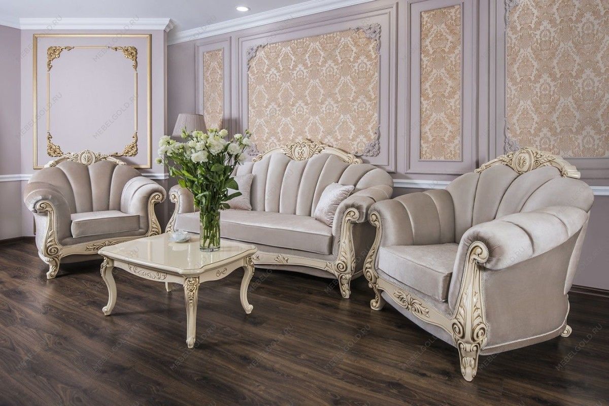 Кресло Марселла крем глянец | изображение 6