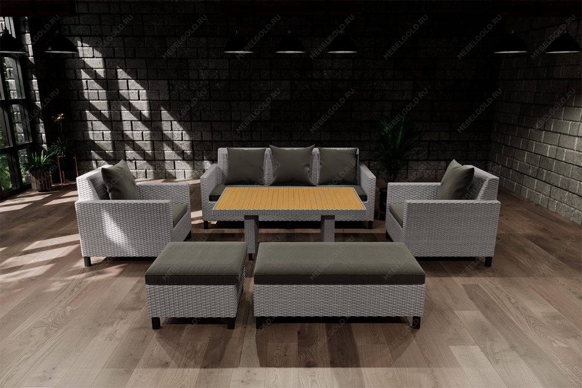 Комплект плетеной мебели MOKKA BELLA малый | изображение 2