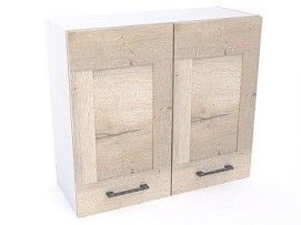 Шкаф ШГ-90, Дублин (900*320*720) Дуб галифакс белый, 21683