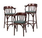 Стул барный 750 Венский мягкий (темный тон, экокожа зеленая) | изображение 7