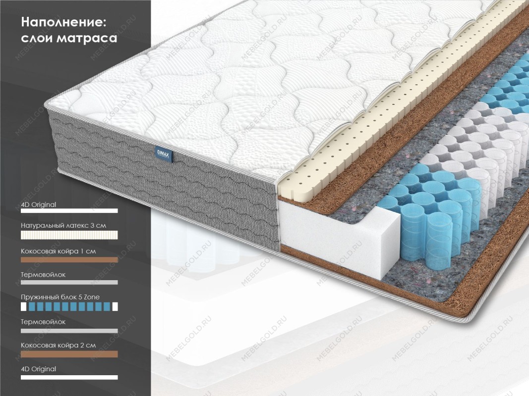 Матрас ОК Медиум хард 180х190 | изображение 1