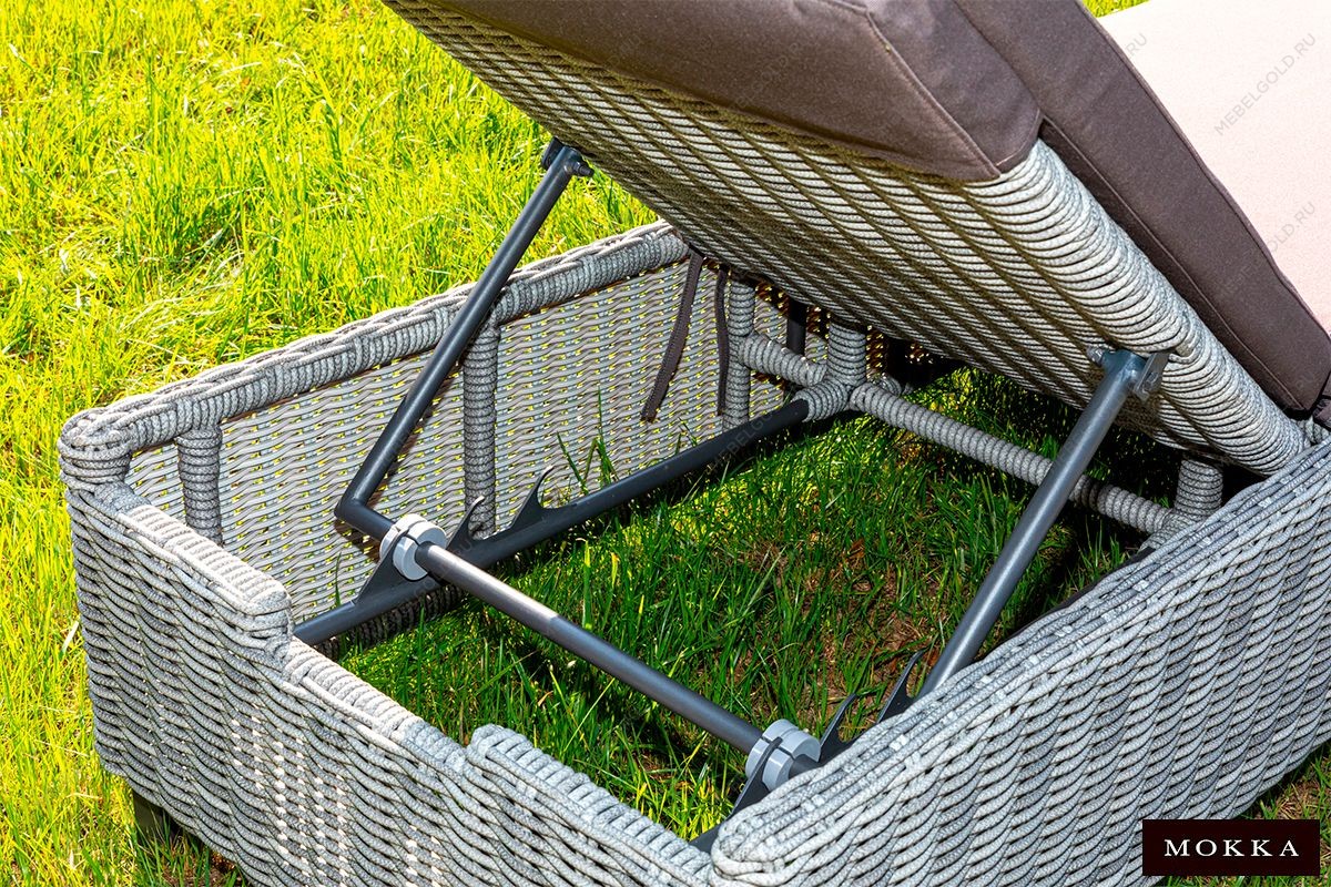 MOKKA BELLA Шезлонг, цвет серый | изображение 3