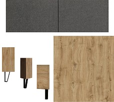 Шкаф с витриной Грейс REG2W с подсветкой