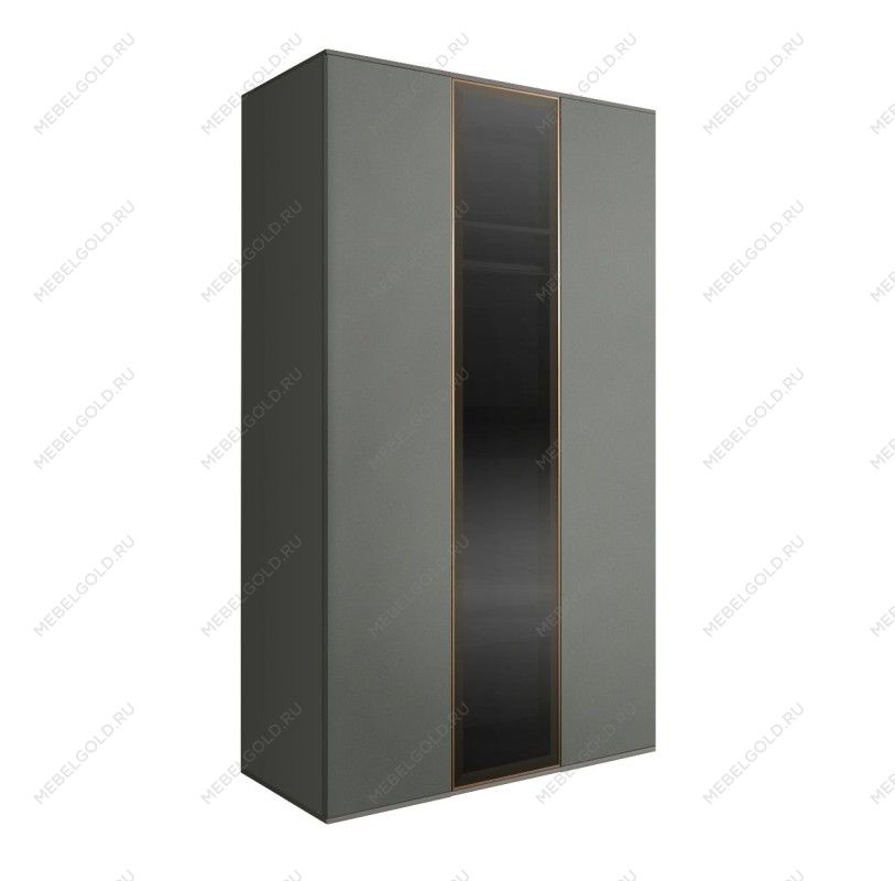 Шкаф 3-х дверный Bogemia Air (Серый/Золото) БМШ2/3(1)