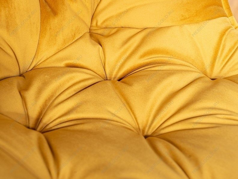 Стул кухонный SIGNAL CHERRY VELVET (карри/черный мат) | изображение 4