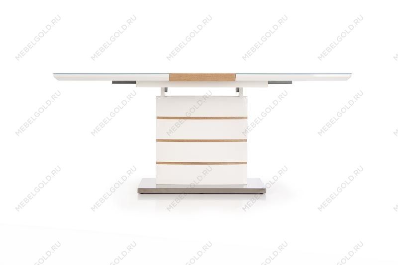 Стол обеденный Halmar TORONTO раскладной (белый/золотой дуб) | изображение 7