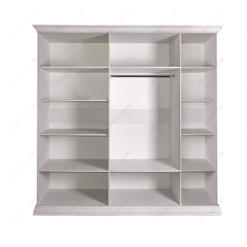 Шкаф 5-и дв. для платья и белья (3 зеркала) Амели дуб АМШ1/5 | изображение 1