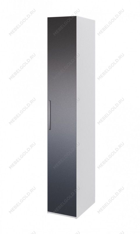 Шкаф-пенал Отис МН-039-07 П2 с фасадом ЛДСП (графит)