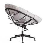 Кресло CLOUDE, рогожка/металл, 97х98х90-96см, серо-бежевый, 3M 16/2 | изображение 3