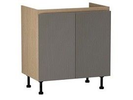 Стол под мойку СМ-80, Женева (800*520*870) Дуб Палермо/Серый камень , 22015