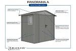Сарай металлический Black Fox Panorama A | изображение 1