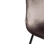 Стул BREEZE (mod. JSC-58), Велюр/металл, 44 х 53 х 86 см, Dark grey (темно-серый) HLR24 / черный | изображение 7