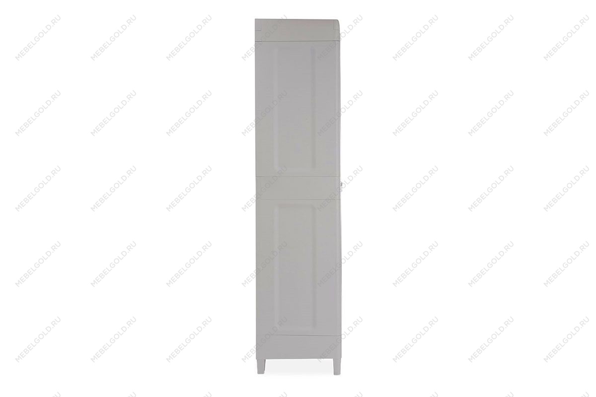 Уличный шкаф TOOMAX 2х дверный глубокий WOODY'S XL (3 полки), светло-серый | изображение 3