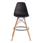 Стул барный Cindy Bar Chair (mod. 80-1), дерево бук/металл/пластик, 50 х 51 х 109 см, Black (Черный) 3010/ натуральный | изображение 4