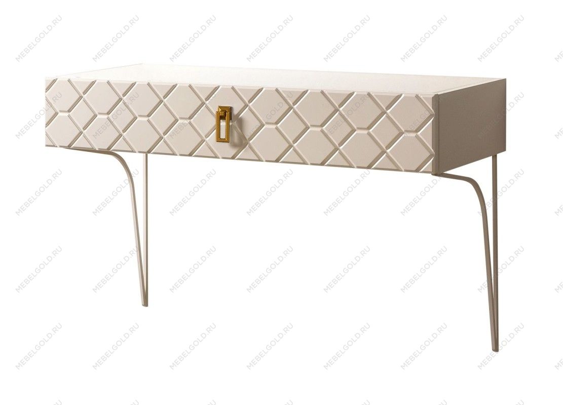 Стол туалетный (консоль) Bogemia Farfalle (Слоновая кость) (Lakobel/Золото) БМСТ-1(Fa)