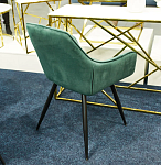 Стул кухонный Signal LINEA Velvet (зеленый/черный мат) | изображение 3