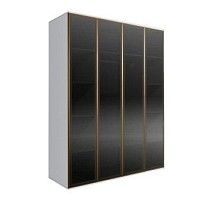 Шкаф 4-х дверный Bogemia Air (Белый/Золото) БМШ2/4(4)