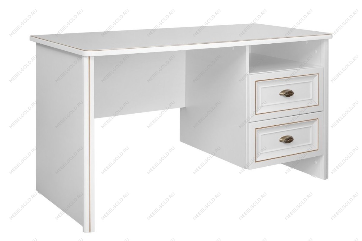 м. Римская - Стол письменный Натали белый глянец