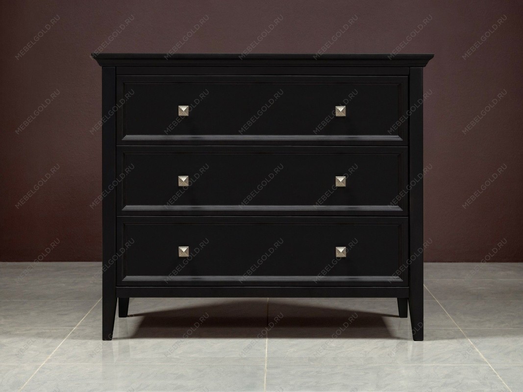 Комод 3 ящика Manhattan (Черный) | изображение 2