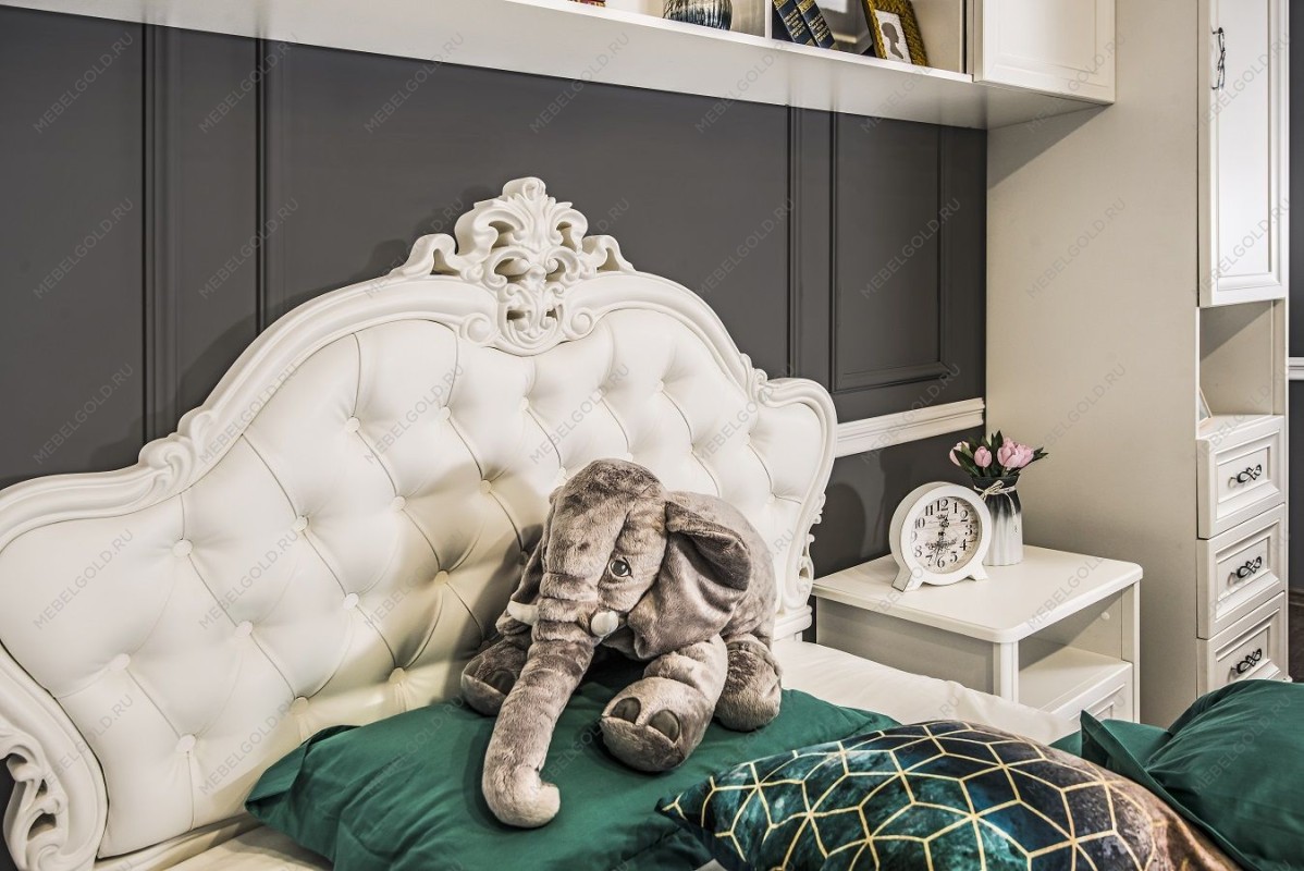 Спальня детская Мишель белый матовый | изображение 5