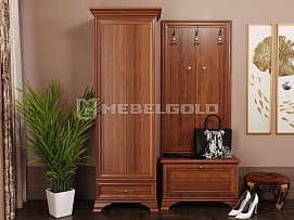 Шкаф Кентаки REG1D1S каштан