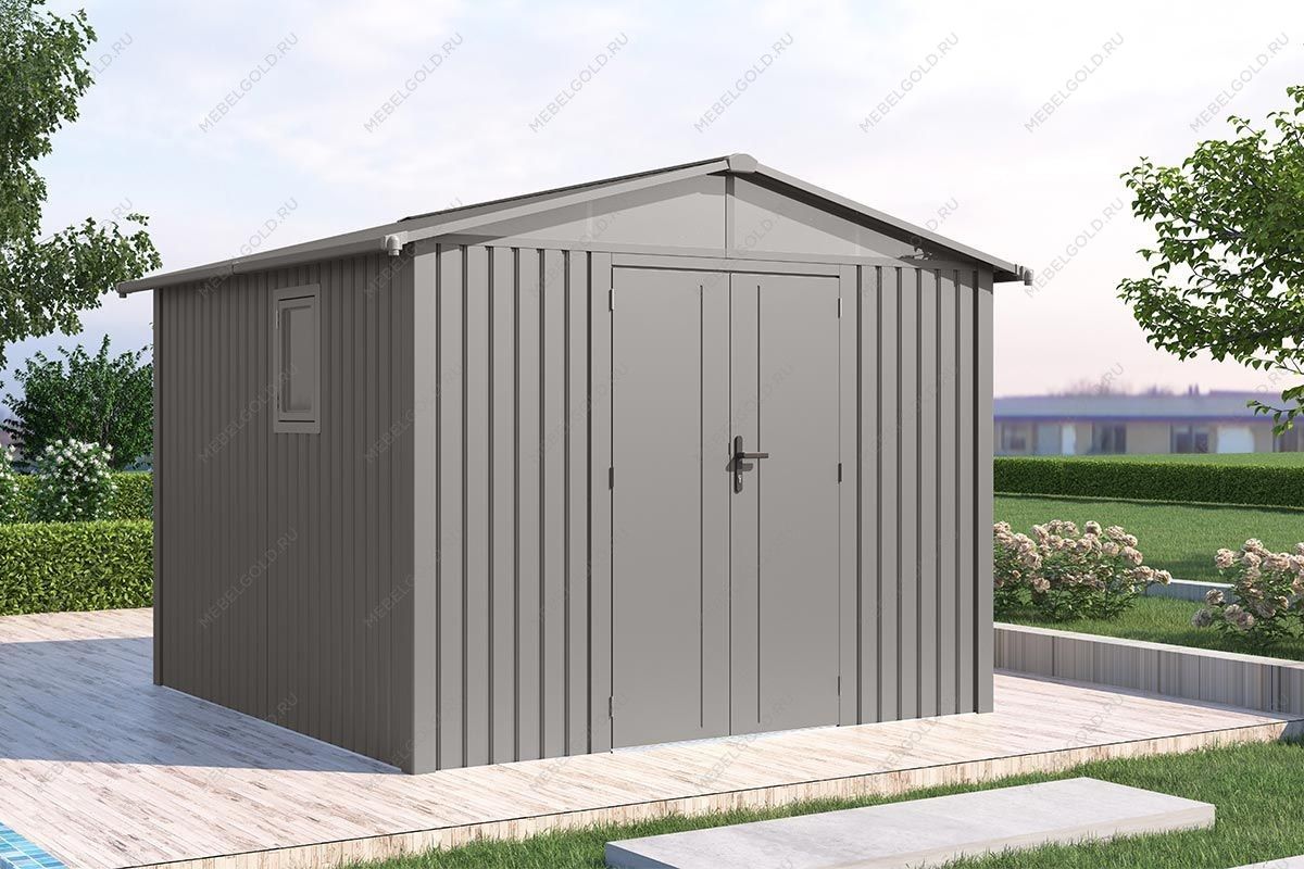 Сарай металлический Black Fox Panorama D | изображение 4