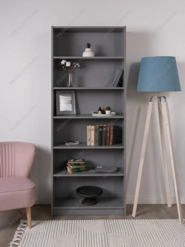 Стеллаж Варма Стэнд 78х198х28, серый