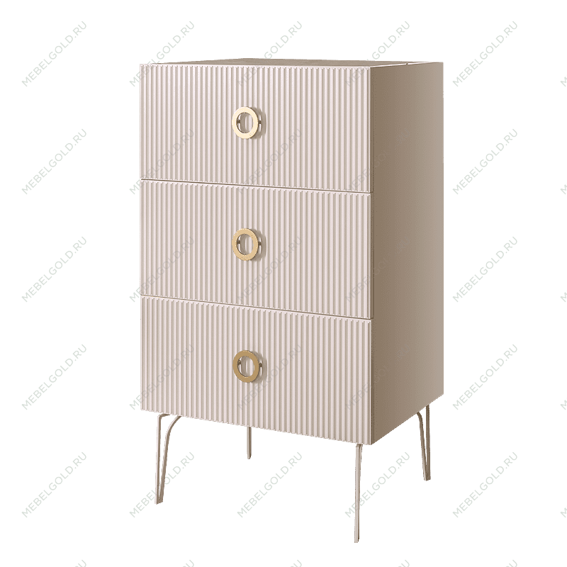 Комод Bogemia Fillini (Слоновая кость) (Novabuk/Золото) БМКМ-1(Fi)