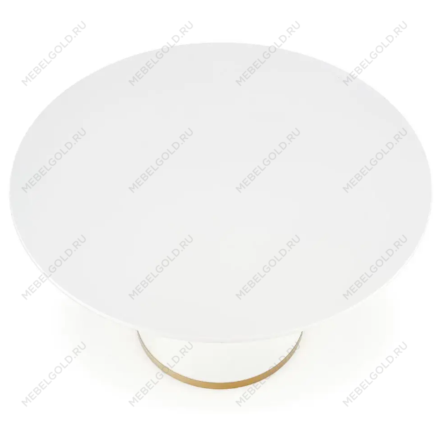 Стол обеденный Halmar VEGAS (белый/золотой) | изображение 1