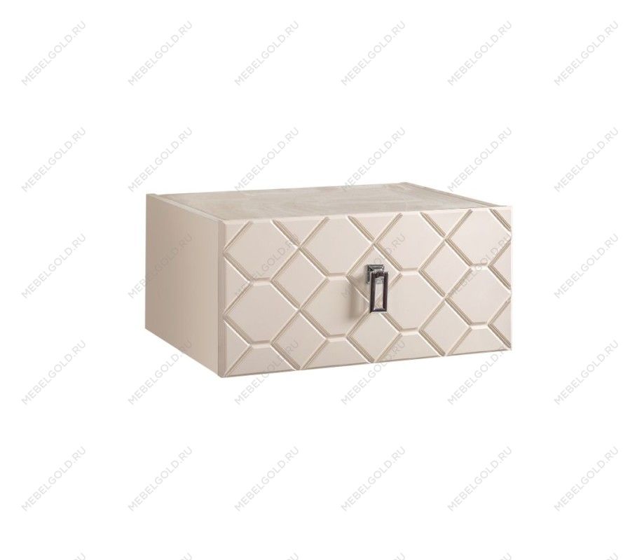 Тумба прикроватная Bogemia Fly Farfalle (Слоновая кость) (Novabuk/Хром) БМТП-1