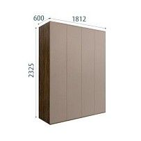 Шкаф 4-х дверный Bogemia Woodline Air (Мокка) БМШ2/4(0)