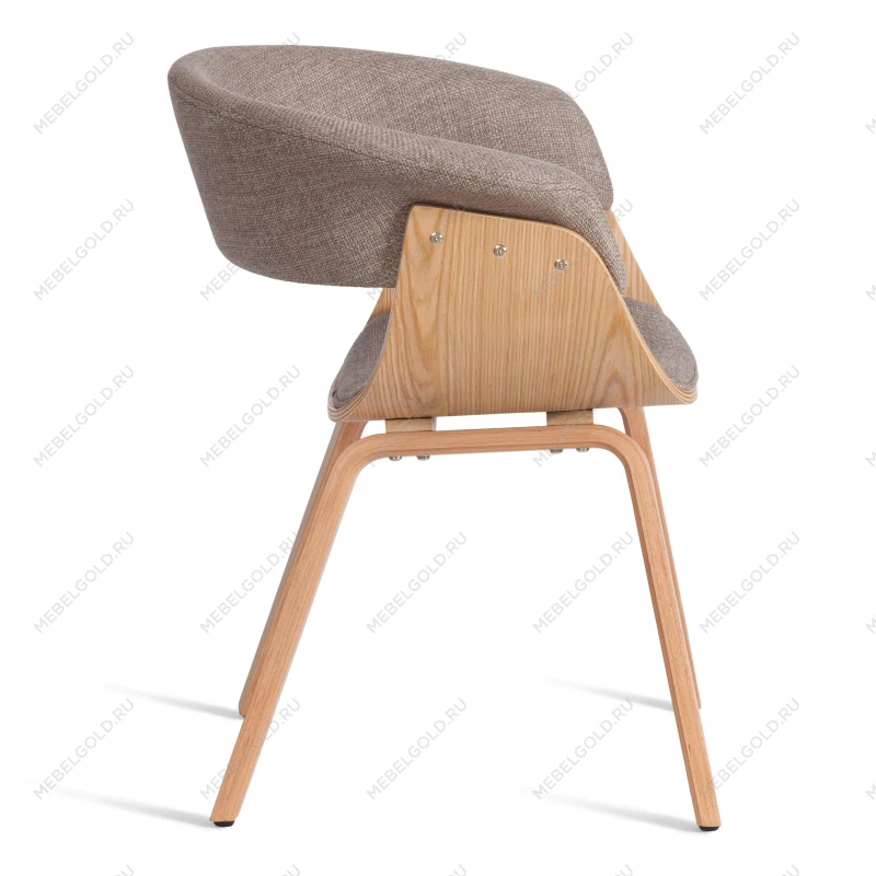 Стул VIMTA (mod.8021), дерево / ткань, 69х56х77 см, натуральный/бежевый, Aimcasa 5 | изображение 1