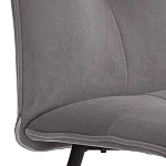 Стул обеденный Sweet, LT, флок, серый/черный, 29, 41х55х88 см | изображение 7