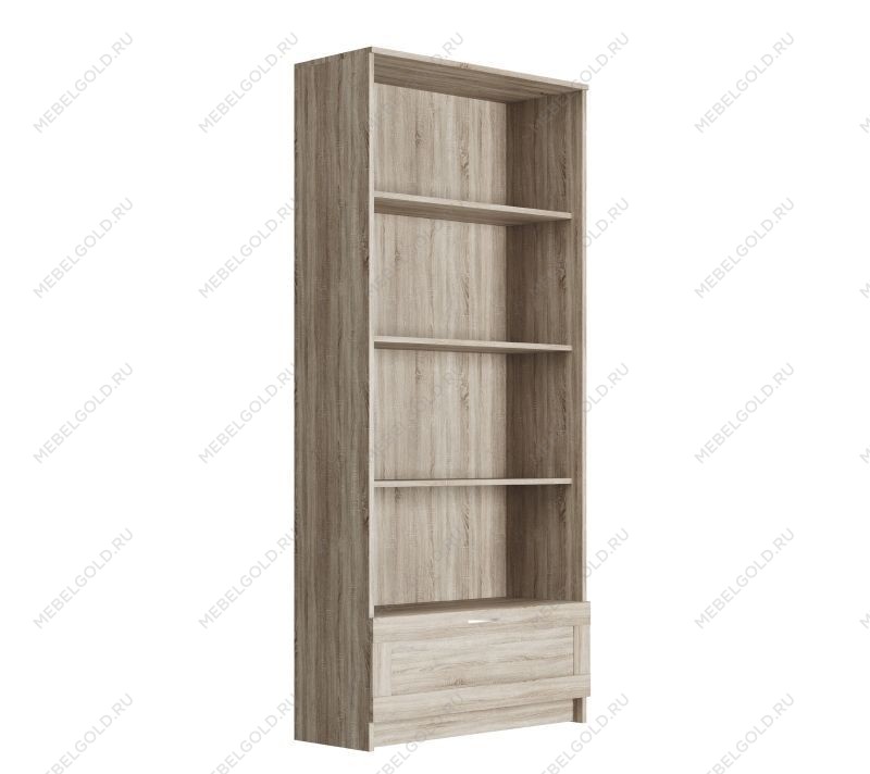 БРИМНЭС / СИРИУС Стеллаж ИКЕА / IKEA 1 ящик 78х190 сонома | изображение 1