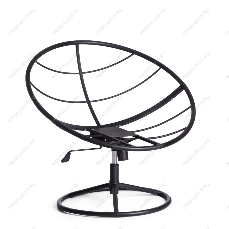 Кресло CLOUDE HOME, рогожка/металл, 97х98х90-96см, коричневый, 3М7-147 | изображение 1