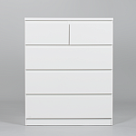 МАЛЬТА комод ИКЕА / IKEA 3+2 ящика 80х99 белый | изображение 2