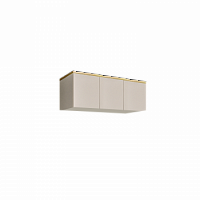Антресоль для 3-х дверного шкафа Римини СОЛО (Слоновая кость/золото) РМАН-1(3)