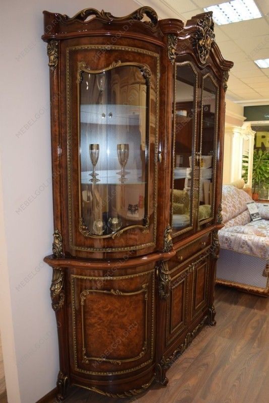 Сервант Джоконда 5-ств корень дуба глянец | изображение 7