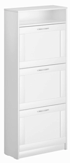 БРИМНЭС / СИРИУС тумба ИКЕА / IKEA для обуви 60х143 белая