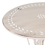 Комплект (стол + 2 стула) Secret de Maison Monique (mod. PL08-6241.6242), металл, стол:62*73, стул: 48*40*93, Античный белый (Antique White) | изображение 2