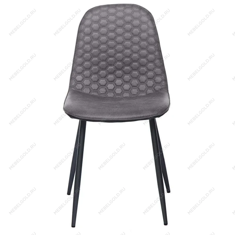 Стул STORM (mod. 807)/1 шт. в упаковке, металл/вельвет, 46 х 53 х 87 х 49 см, серый/антрацит, G062-40 | изображение 3