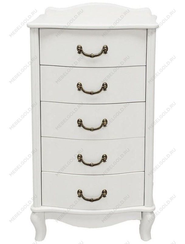 Комод Джульетта узкий 5 ящ.(молочный дуб) | изображение 2